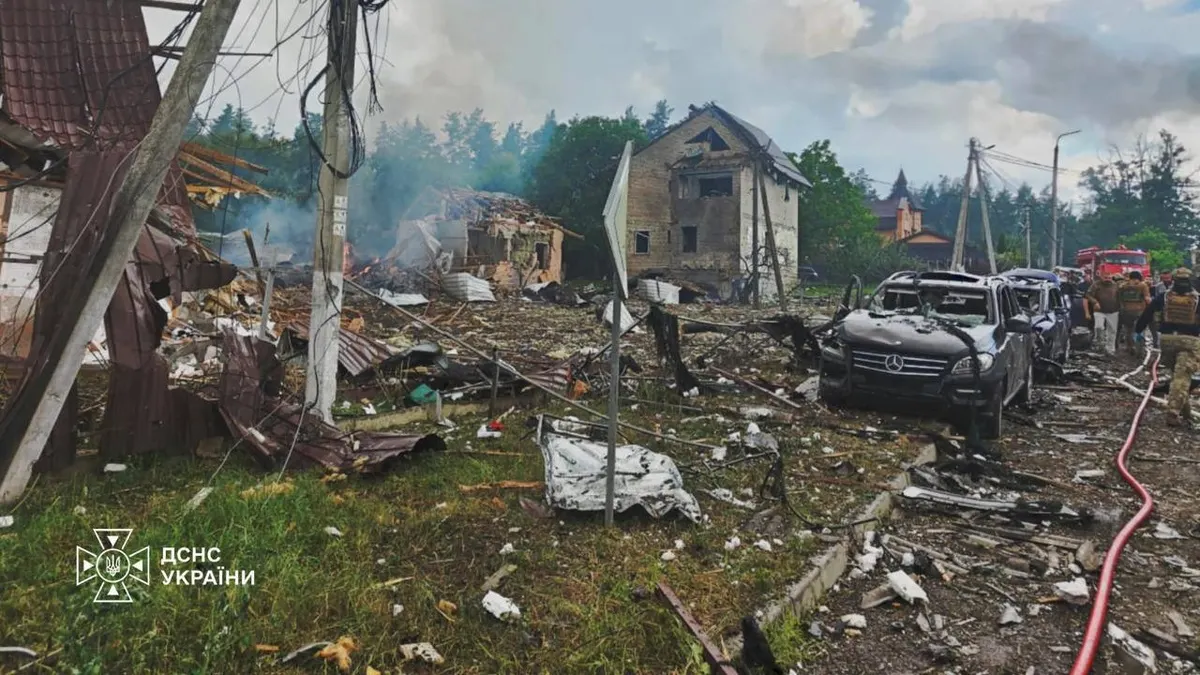 Шестеро загиблих на Київщині внаслідок ракетного удару РФ