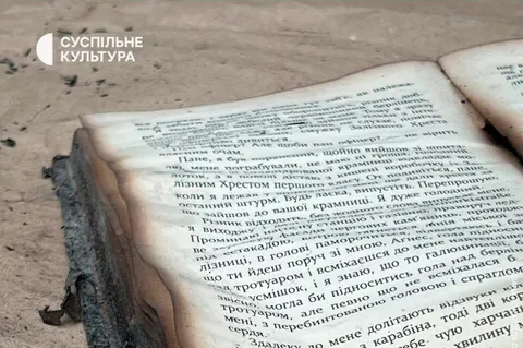 Врятовані з-під завалів книжки з Харкова показують на фестивалі у Львові