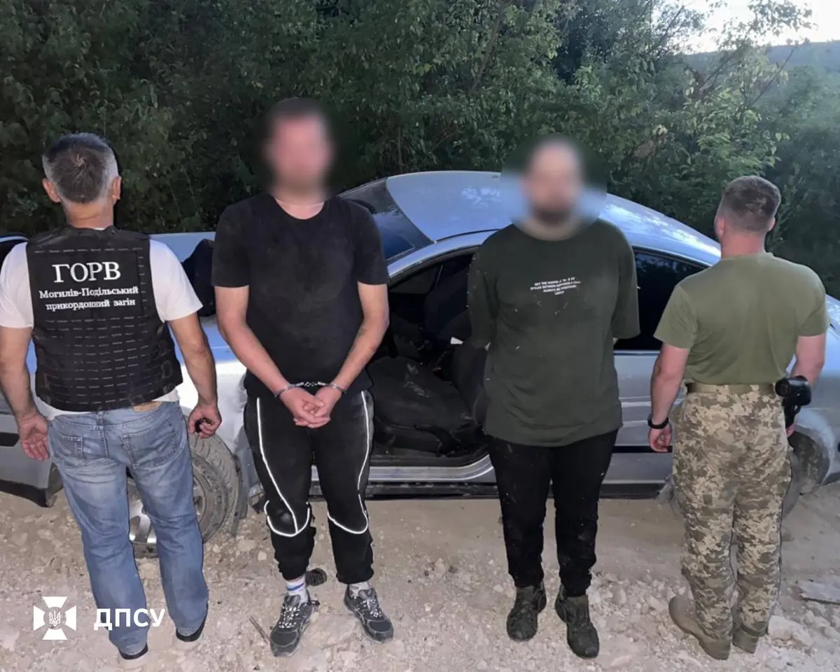 На Вінниччині затримали двох чоловіків, які напали на прикордонника під час спроби втечі до Молдови