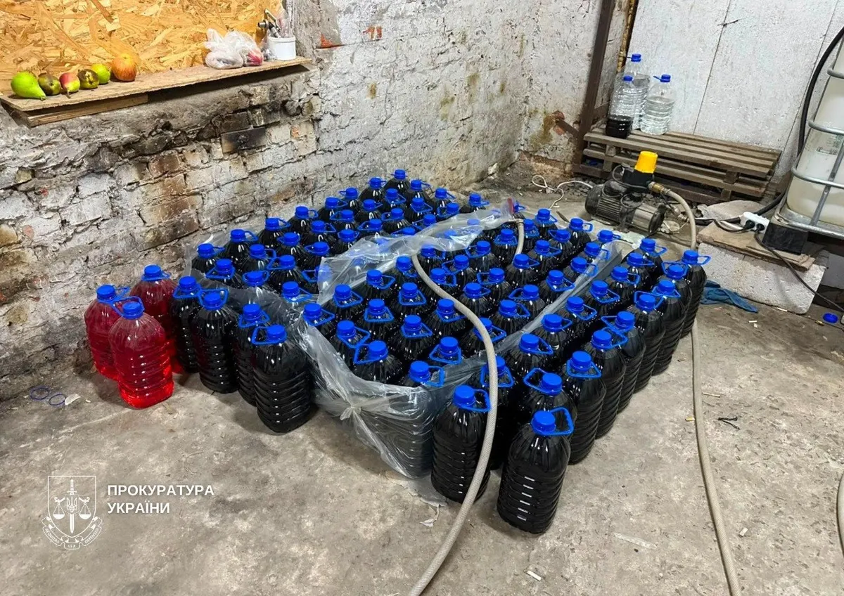 У Василькові викрили підпільний цех із виробництва фальсифікованого алкоголю