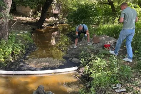 У річці Борщагівка виявили важкі метали та кислоти після атаки дронів