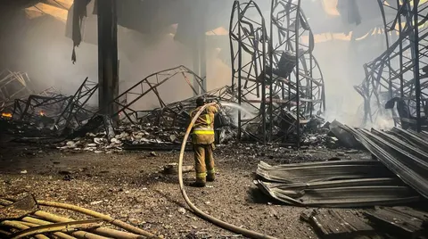 На Київщині ліквідували пожежі після атаки БпЛА: залучали авіацію