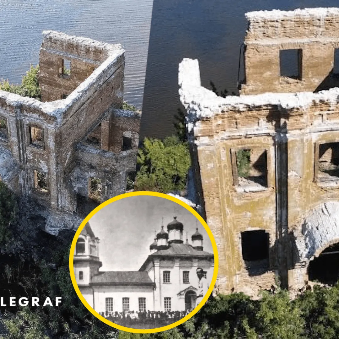На Київщині є церква-острів, до якої дістатись можна лише човном