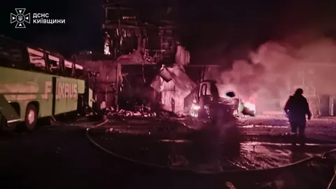 На Київщині внаслідок обстрілу пошкоджено 34 об'єкти в п'яти районах