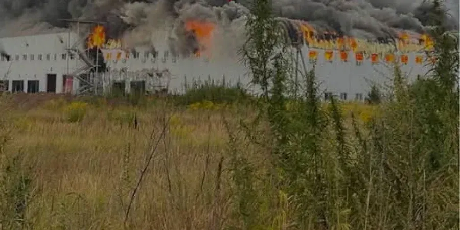 Внаслідок нічної атаки у Борисполі пошкоджено склад мережі Varus