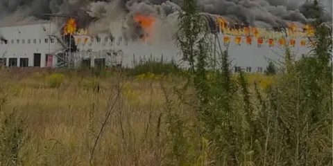 Внаслідок нічної атаки у Борисполі пошкоджено склад мережі Varus