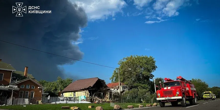 Пожежі у дев’яти місцях Бориспільського району: що відомо про наслідки атаки