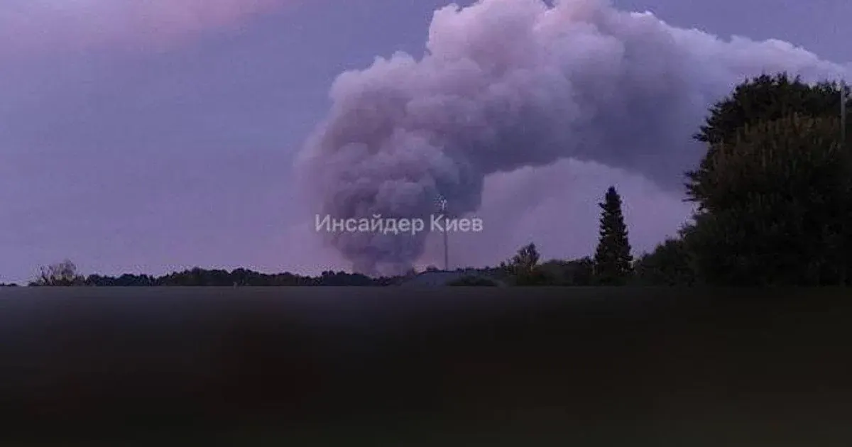 У Бучанському районі пролунали вибухи: пожежа біля Житомирської траси