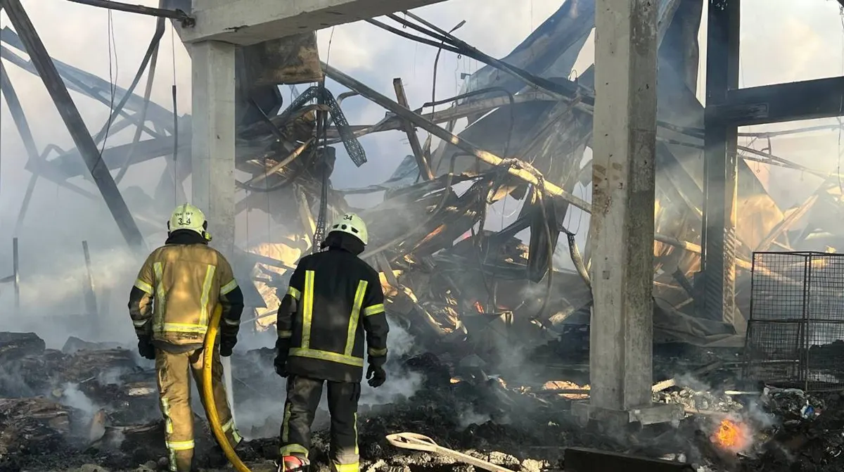 У Борисполі через нічну атаку РФ загинула людина, пошкоджено будинок і підприємство