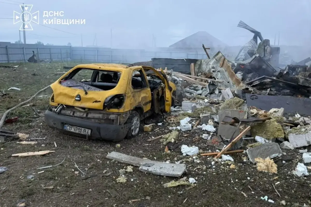 Вранці 18 вересня на Фастівщині дрони поранили п'ятьох людей, серед них троє дітей