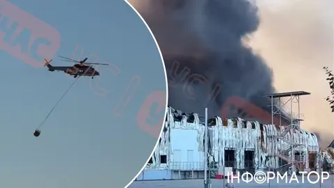 У Борисполі внаслідок нічної атаки пошкоджено продуктові склади та об'єкти Червоного хреста