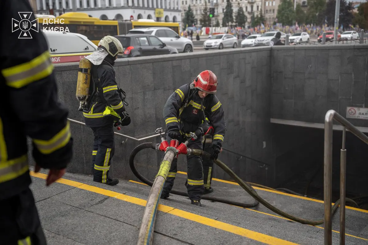 У переході на Майдані згорів магазин сувенірів: подробиці пожежі
