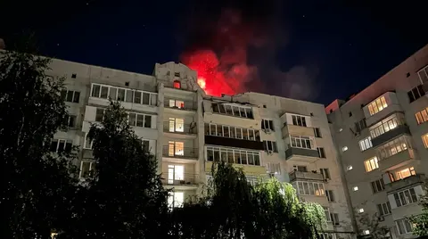 Російська атака пошкодила багатоповерхівку в Борисполі: двоє постраждалих