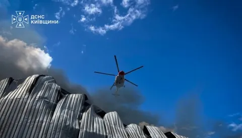На Київщині внаслідок атаки знищено склад ЮНІСЕФ із допомогою для дітей