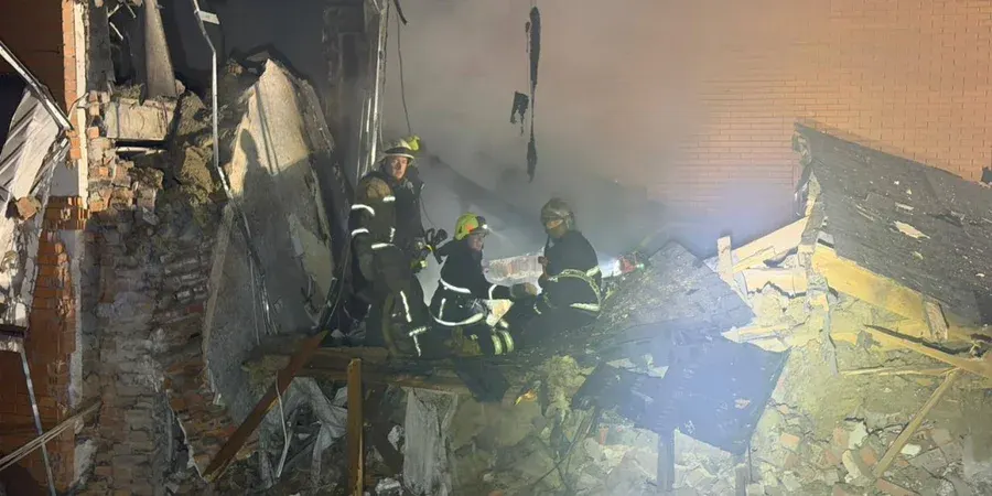 У Вишневому внаслідок атаки дронів зруйновано два таунхауси